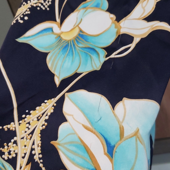 Nani of Hawaii vtg. Dress size 10 floral maxi - Picture 4 of 7